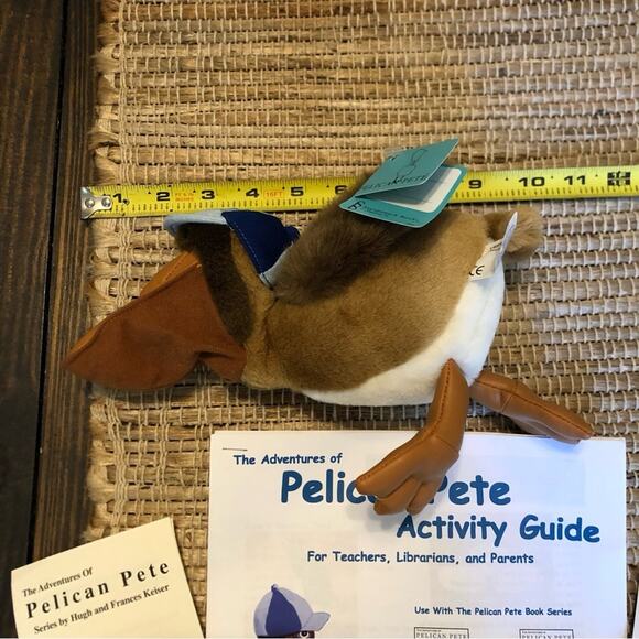 NWT Fiesta Vintage Pete Pelican Plush Collectable Toy Stuffed Animal Gift Bird - Picture 10 of 10